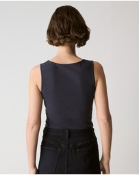 Trenery - Cotton Essential Tank in Night Sky