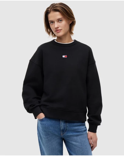 Tommy Jeans - Boxy Badge Crewneck Sweater