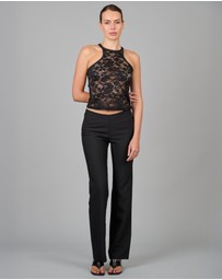 Love and Nostalgia - The Good Girl Super Racer Back - Black