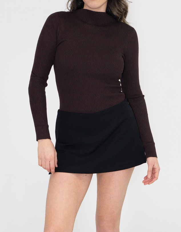 Lydan The Label - Mock Neck Long Sleeve Knit