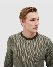 Politix - Tricolour Crew Neck Knit
