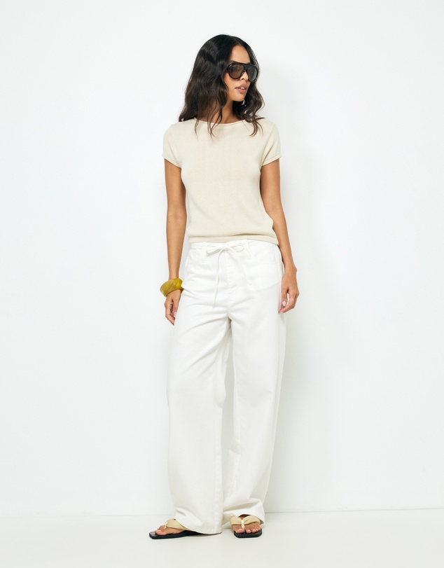 AERE - Lee Organic Cotton Knit Top