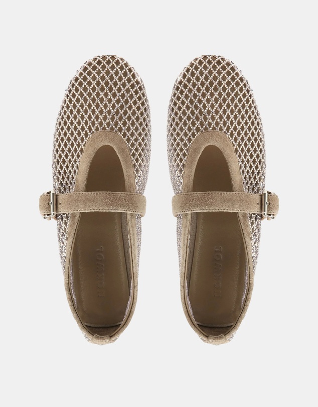 Nokwol - Lucky Taupe Suede/Mesh