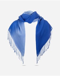 Ozwear Connection Uggs - Ugg 100% Merino Wool Tie Dye Scarf Sky and Blue