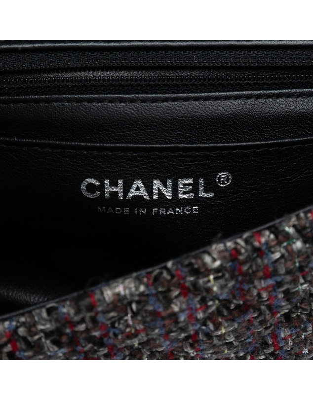 Pre-Loved by Azura Reborn - Pre-Loved Mini Rectangular Classic Braided Tweed Single Flap