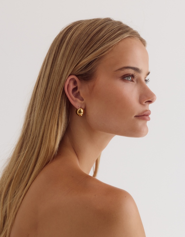 CENDRE - Odilla Huggie Earrings