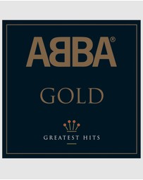Universal Music - Abba Gold - Double Vinyl Album & Crosley Record Storage Display Stand