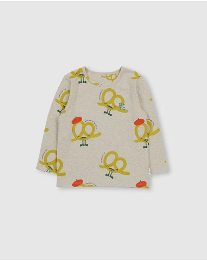 Olive & The Captain - Monsieur Pretzel Long Sleeve Top