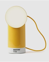 Lexon - Lexon Orbe Portable Led Lamp With Moving Head PANTONE - Yellow