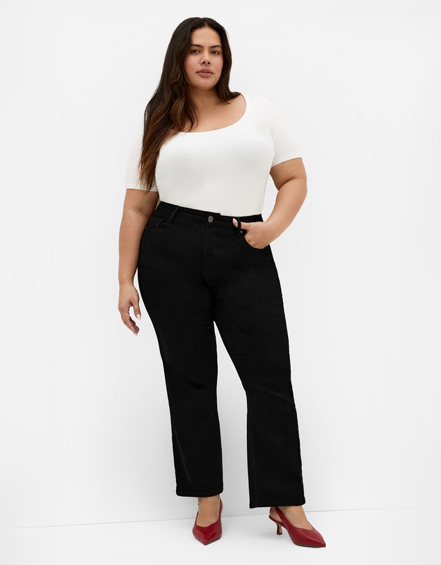 City Chic - Plus size Harley Fit Heidi Ankle Grazer Jean - black