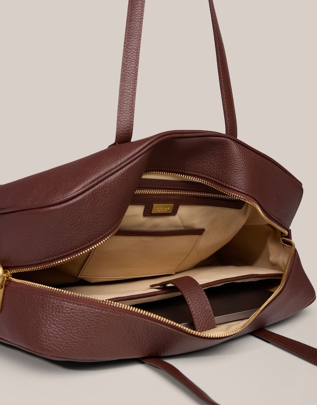 VESTIRSI - Vera Mahogany Large Bowler Bag