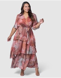 Pink Dusk by Curve Project - Hypnotic Maxi Dress
