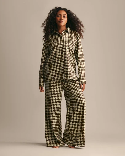 Resting - Soft Woven Cotton Jules Long Sleeve Shirt