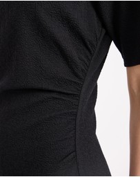 David Lawrence - Solana Textured Jersey Dress