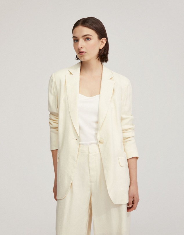 Oxford - Willow Linen Blend Oversize Blazer