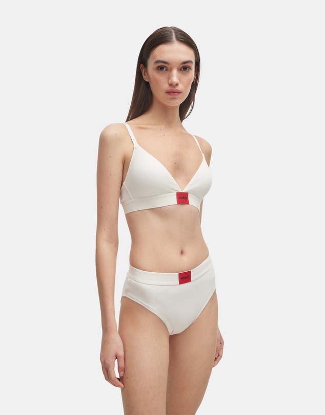HUGO - Triangle Logo Stretch Cotton Bra