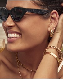 Arms Of Eve - Lulu Gold Hoop Earrings