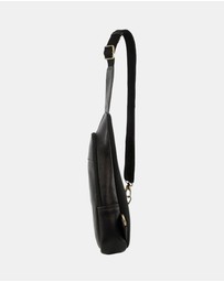 Pierre Cardin - Pierre Cardin Men's Leather Sling Bag