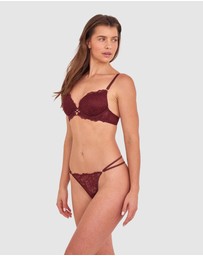 Bras N Things - Daisy Lightly Lined Bra - Berry