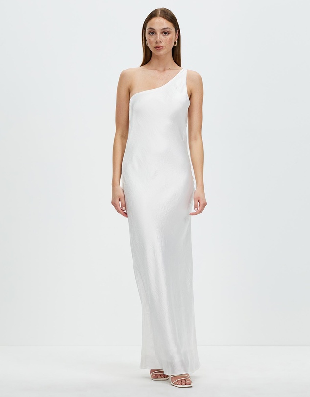 Third Form - Running Water Bias One Shoulder Maxi