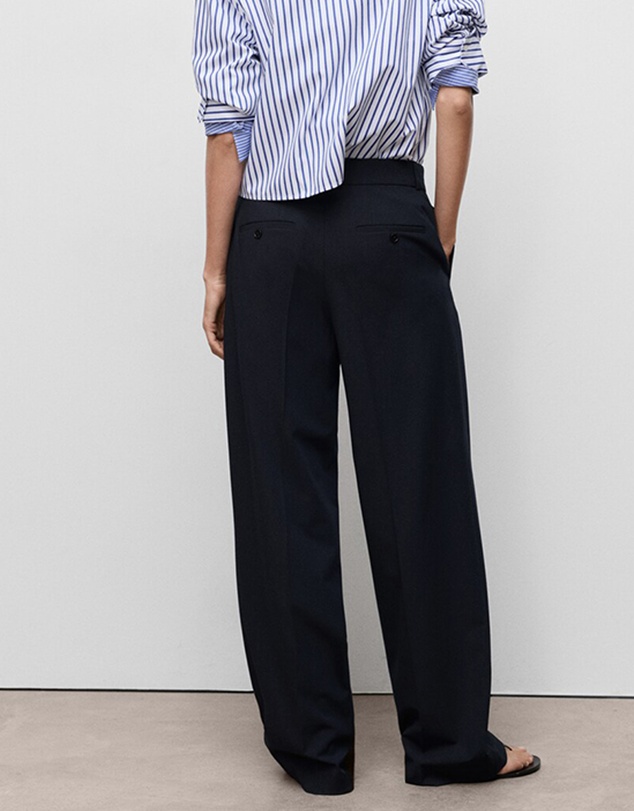 M.N.G - Low-Rise Wide-Leg Trousers