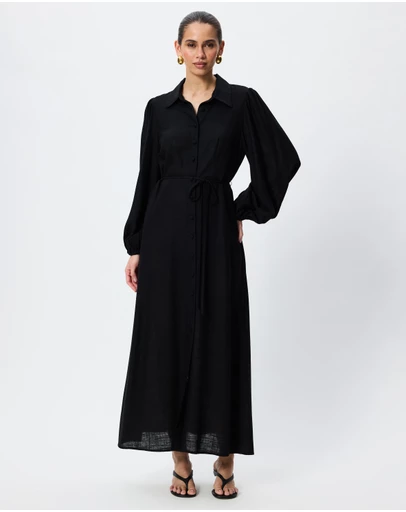 Tussah - Cara Blouson Sleeve Midi Dress