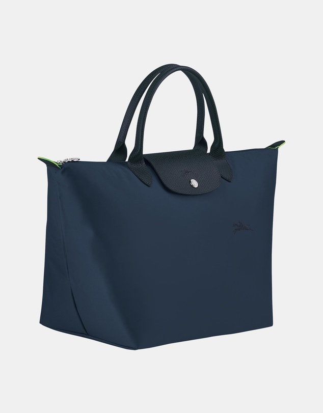 Longchamp - Le Pliage Green Canvas Handbag - Medium