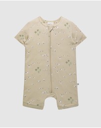 Kynd Baby - Day Or Night Onesie Short Sleeve in Sheep