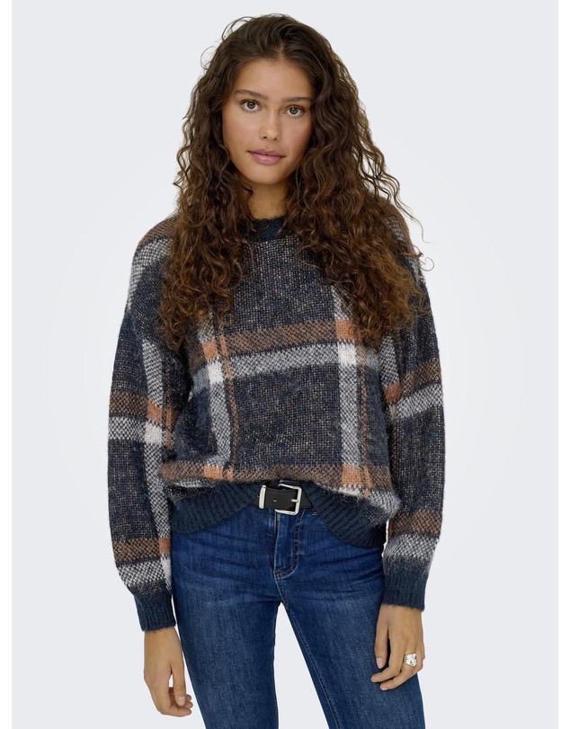 ONLY - Marion Check Knit Jumper