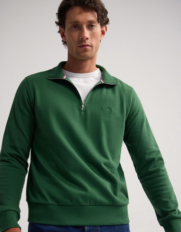 Oxford - Wyatt Zip Neck Sweatshirt