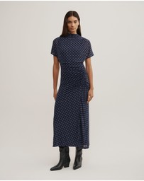 Witchery - Mock Neck Mesh Dress