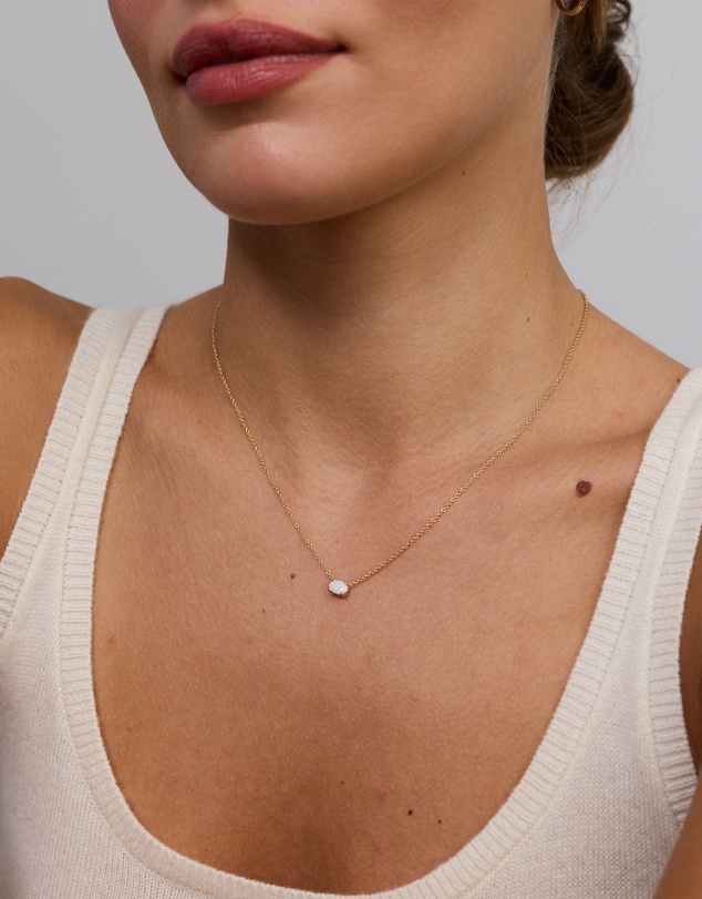 Michael Hill - Australian Opal East-West Necklace in 10kt Yellow Gold