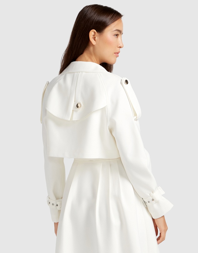 Belle & Bloom - Manhattan Cropped Trench