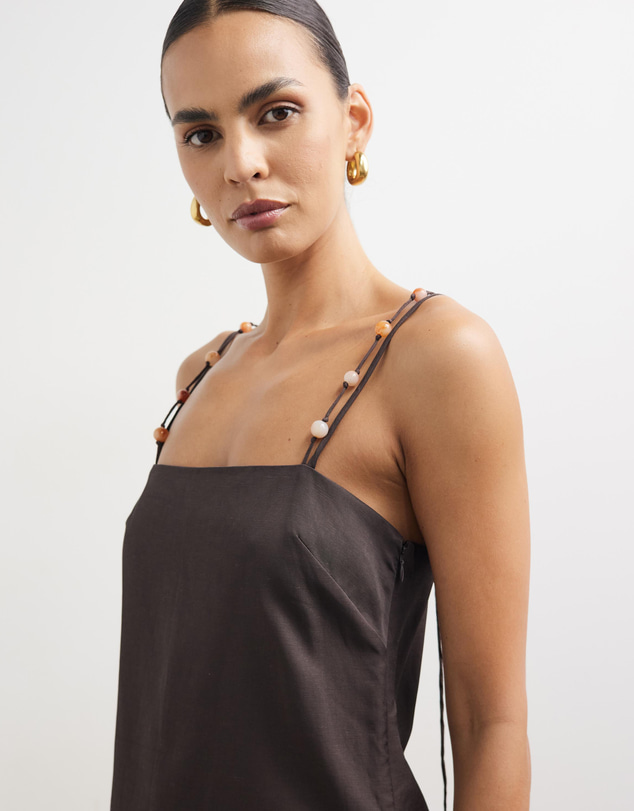 Lover - Alizzi Beaded Strap Mini Dress