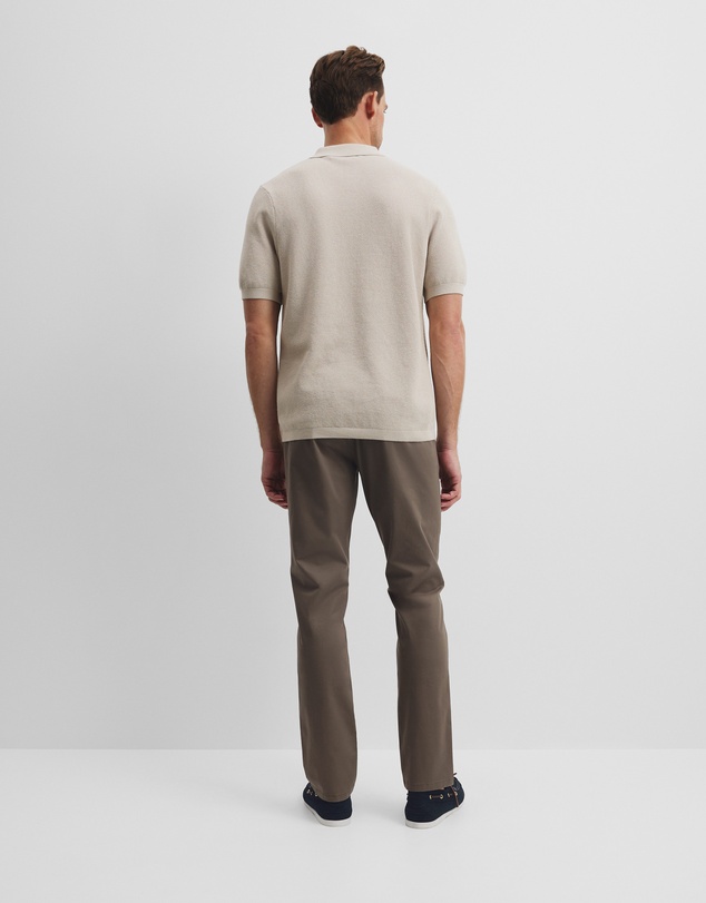 Country Road - Short Sleeve Good Earth Cotton Pique Knit Polo