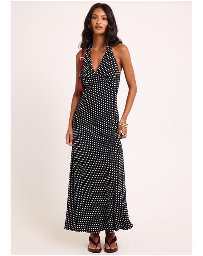BLACK/WHITE POLKA DOT