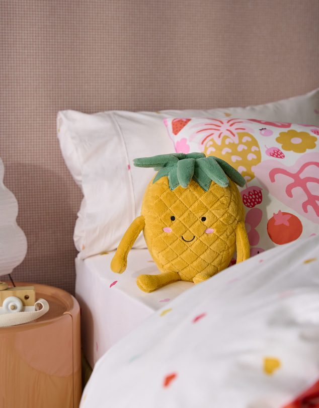 Linen House Kids - Polly Pineapple Novelty Cushion