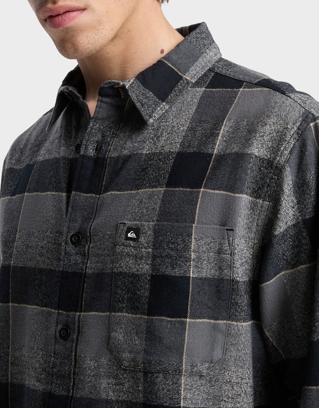 Quiksilver - Mens Motherfly Plaid Long Sleeve Shirt