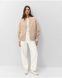 UNISON - Wool Blend Bomber Jacket