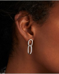 Najo - Mermaid Silver Earrings