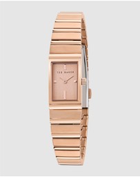 Ted Baker - Lileey Pink Rose Gold-Tone 27mm Bracelet Watch