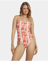 Billabong - Womens Row Of Palms Bella One Piece Swimsuit