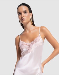 GINIA - Silk Lace Slip