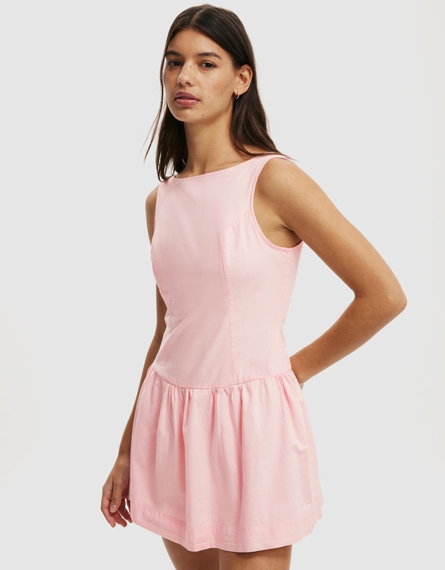 Cotton On - Mikki Drop Hem Mini Dress