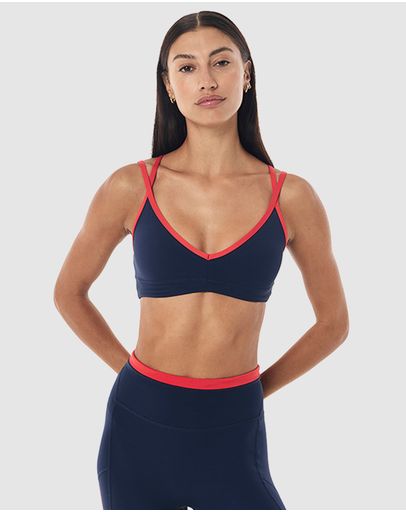 Dark Navy & College Red