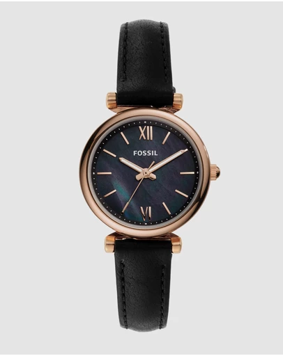 Fossil - Carlie Mini Black Analogue Watch