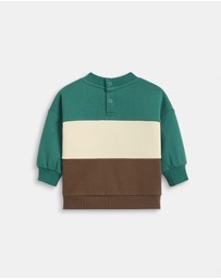 Seed Heritage - Colourblock Logo Sweat