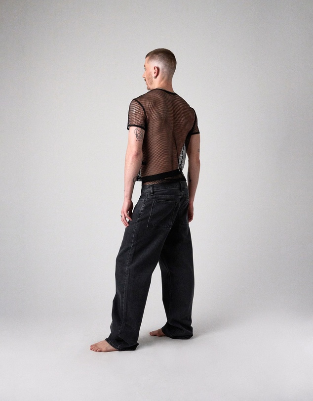 TEAMM8 - Edge Net Cropped Tee