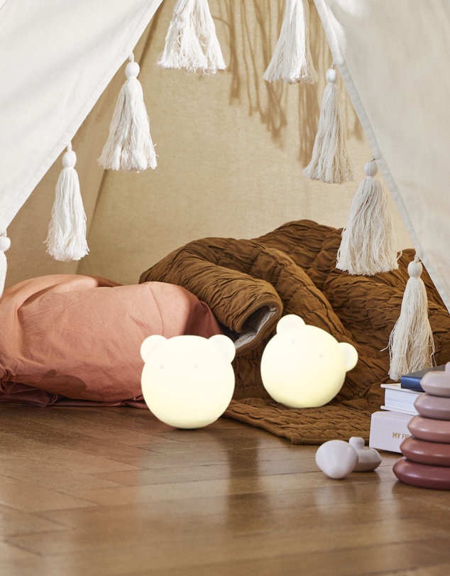 Kreafunk - Kreafunk Kids Blob Lamp - White / Moon Grey