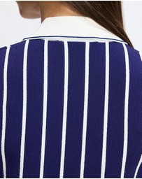 Walker Golf Things - Stripe Knit Polo - ICONIC EXCLUSIVE
